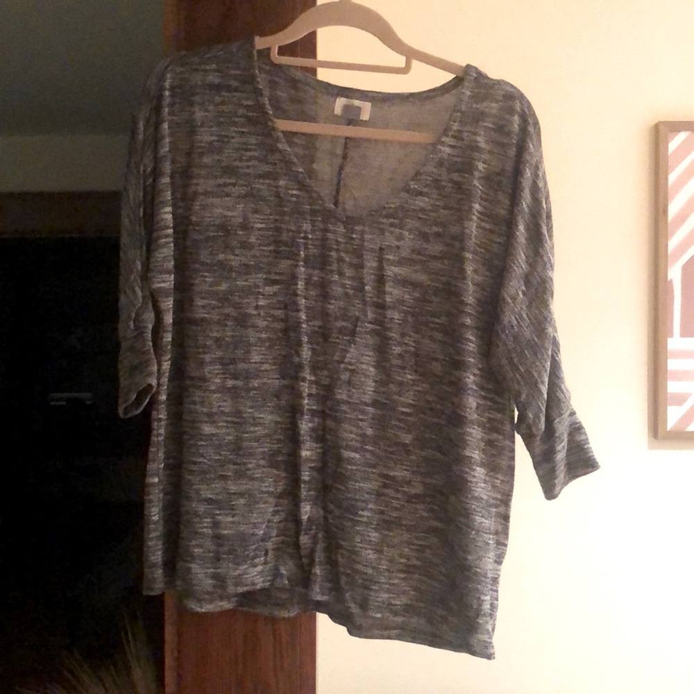 Old navy heather gray knit top